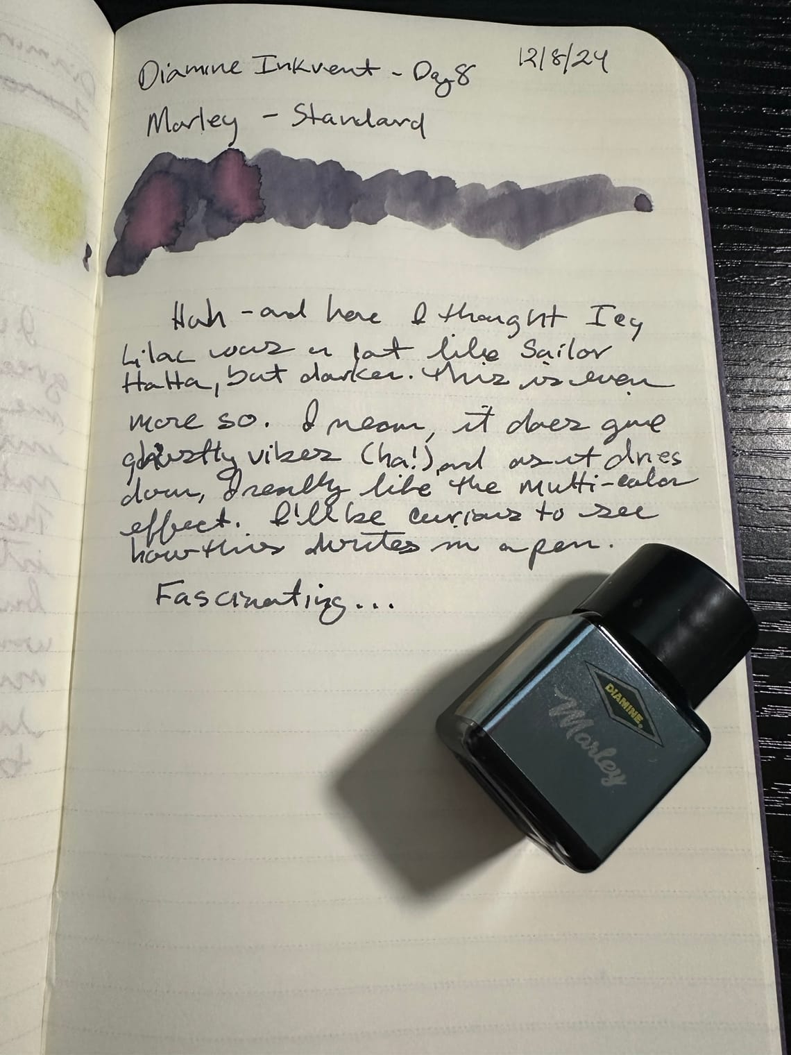Diamine Inkvent Calendar -- Day 8