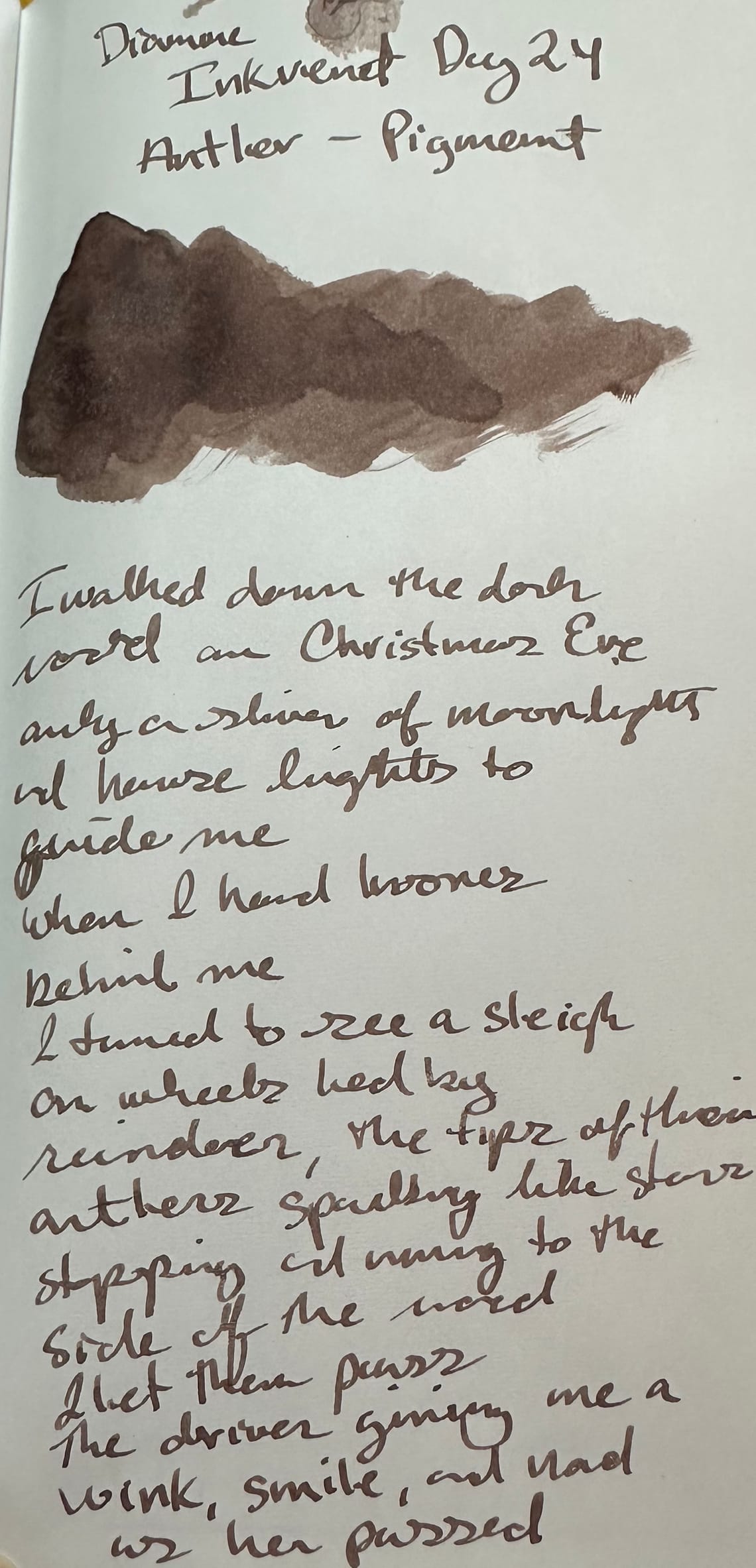 Diamine Inkvent Calendar Day 24