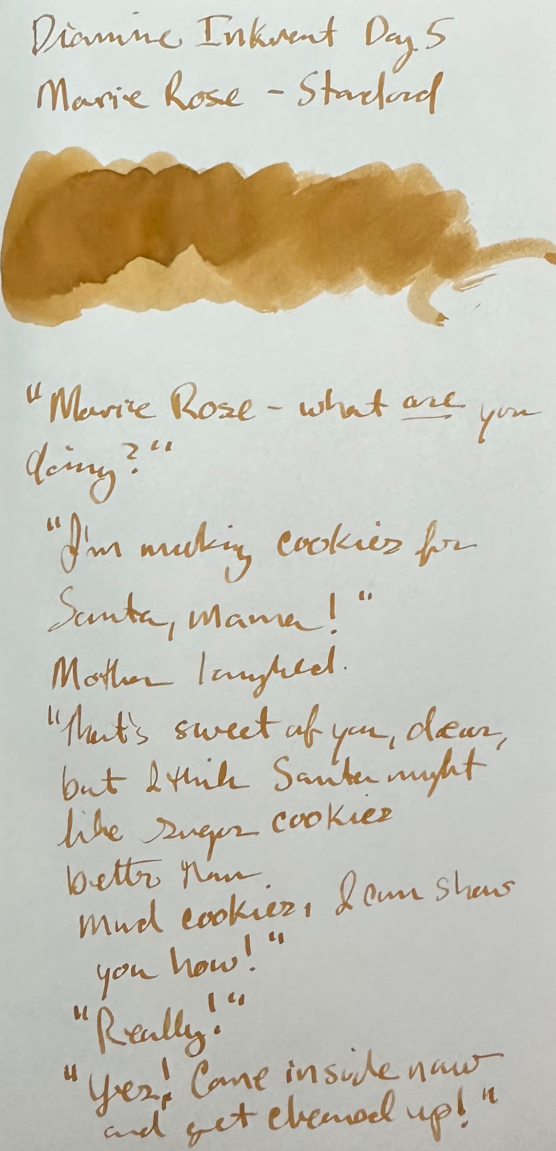 Diamine Inkvent Calendar Day 5