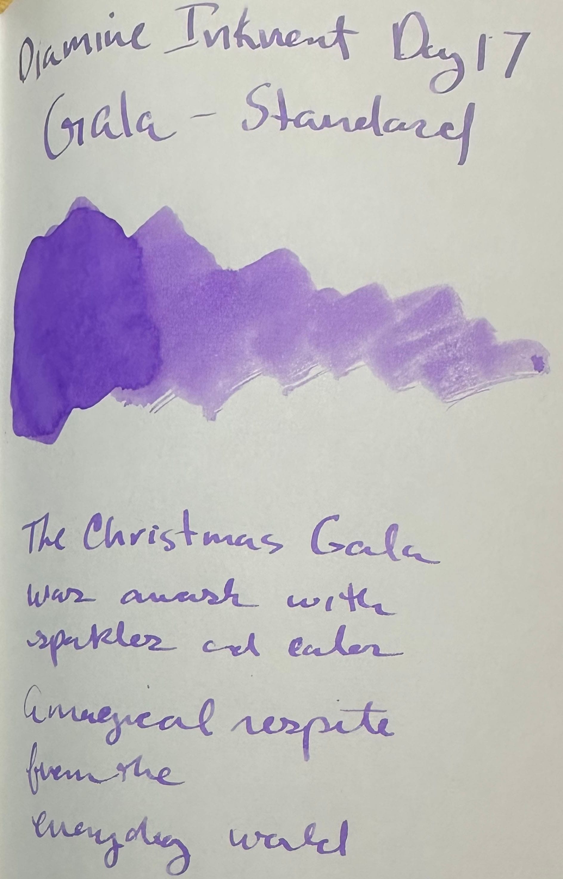 Diamine Inkvent Calendar Day 17