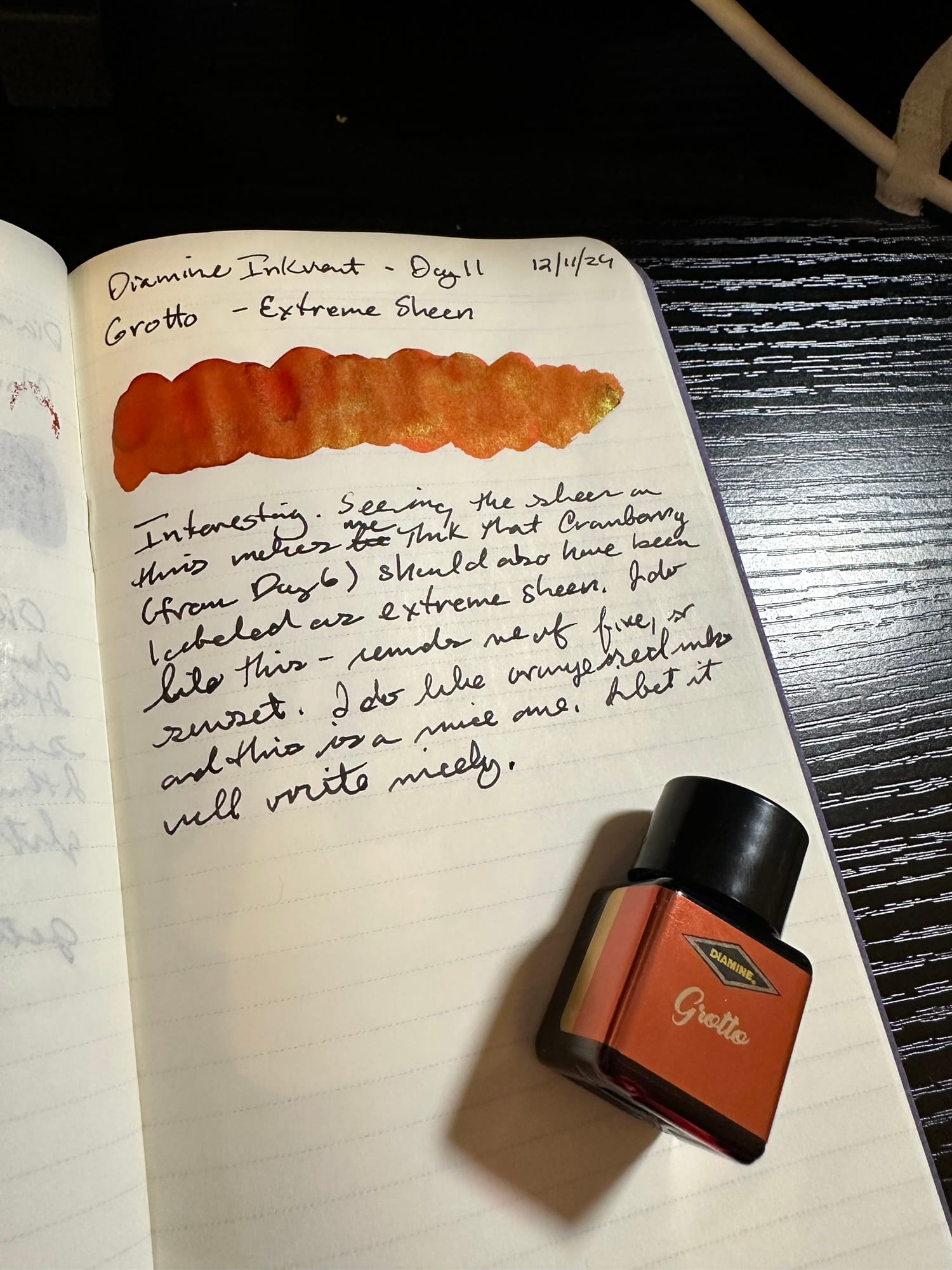 Diamine Inkvent Calendar -- Day 11