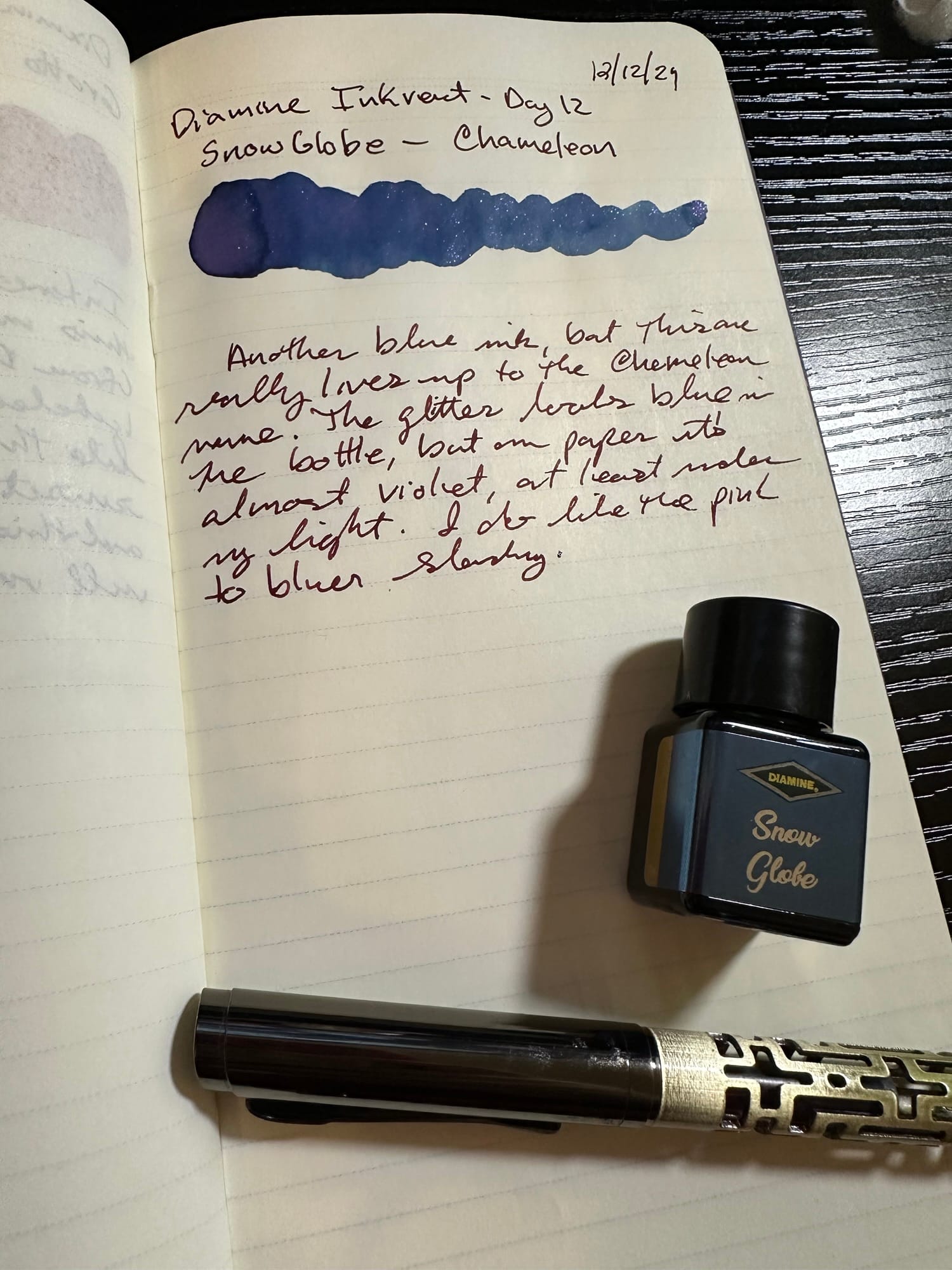 Diamine Inkvent Calendar -- Day 12