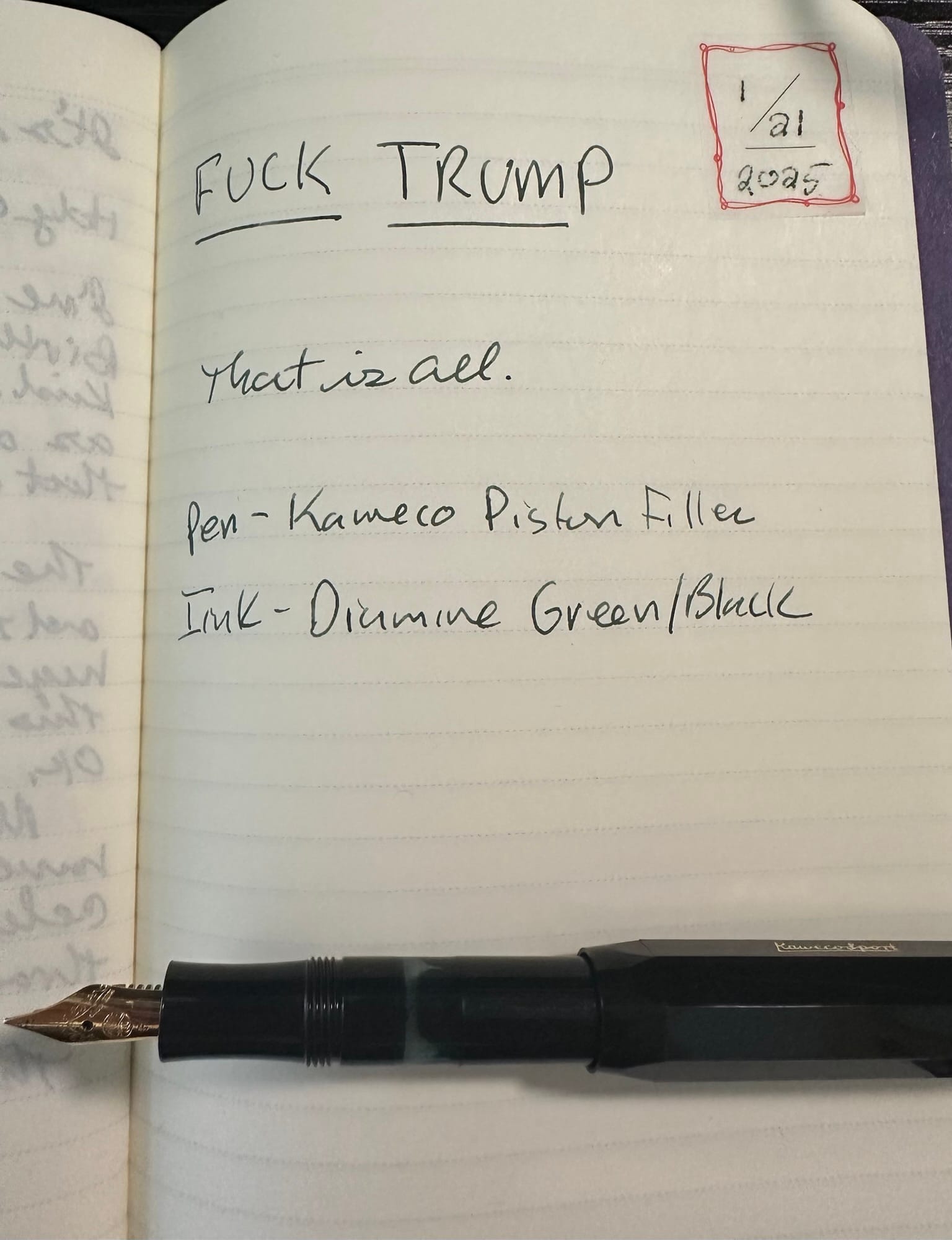 #FountainPen Thought - Jan. 21