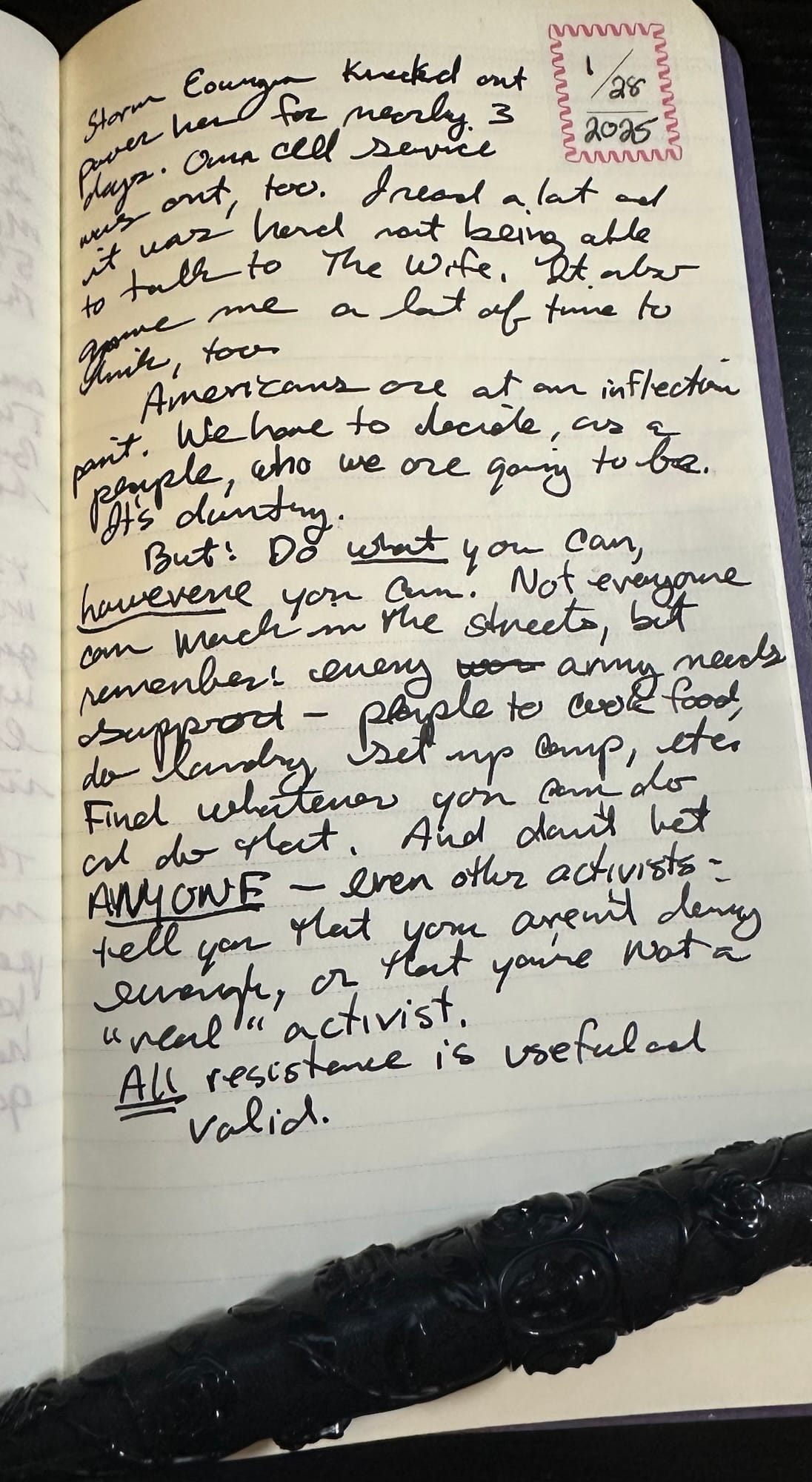 Fountain Pen Thoughts -- Jan 28