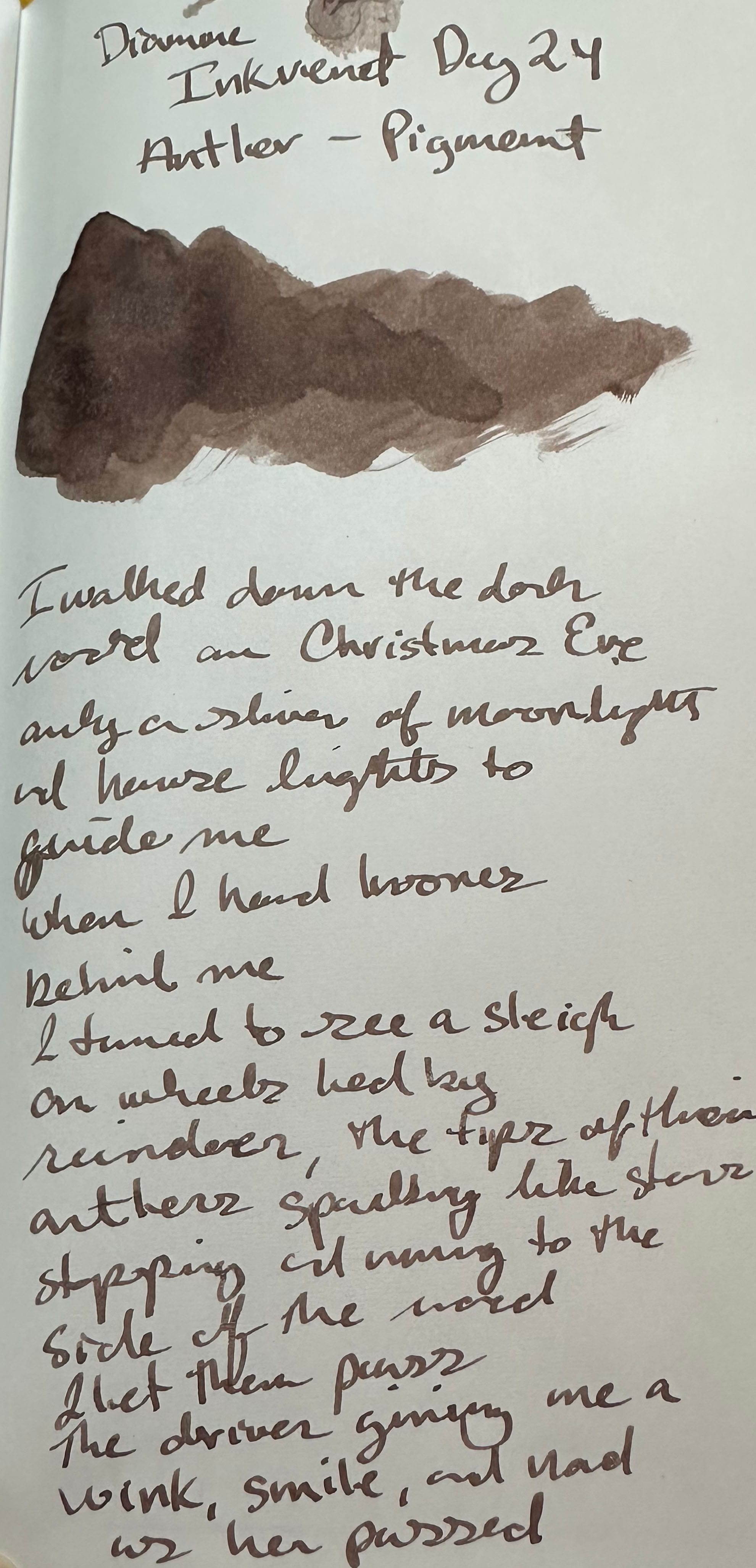 Diamine Inkvent Calendar Day 24