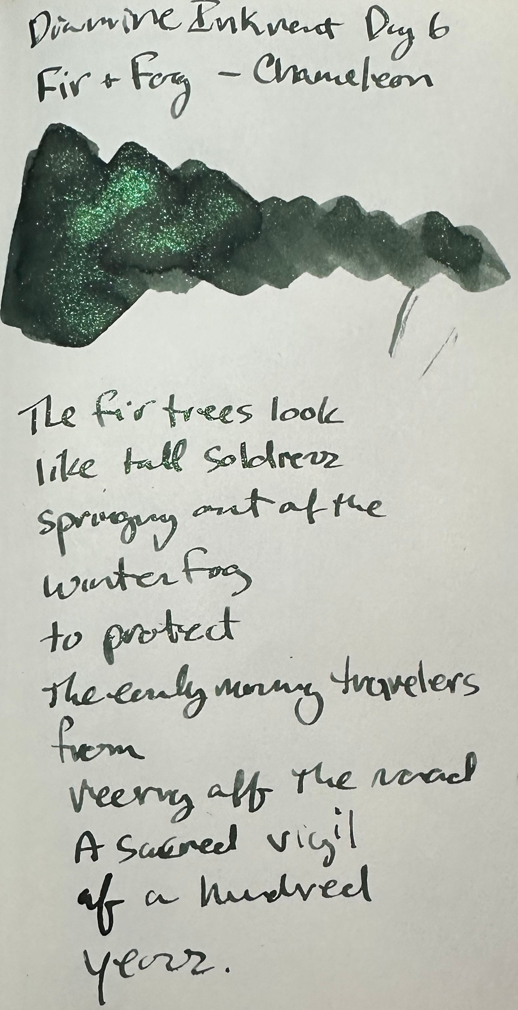 Diamine Inkvent Calendar Day 6