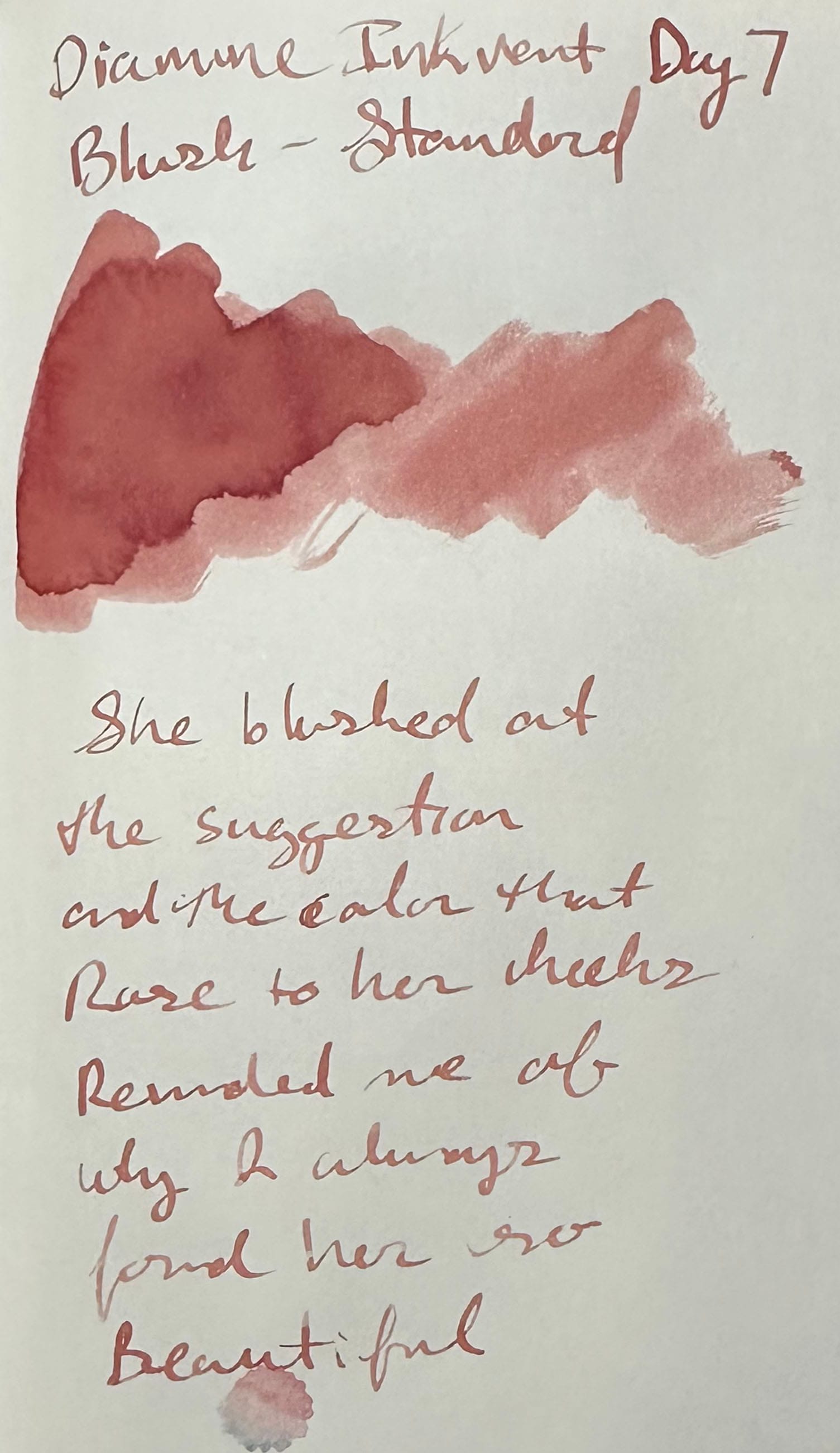 Diamine Inkvent Calendar Day 7