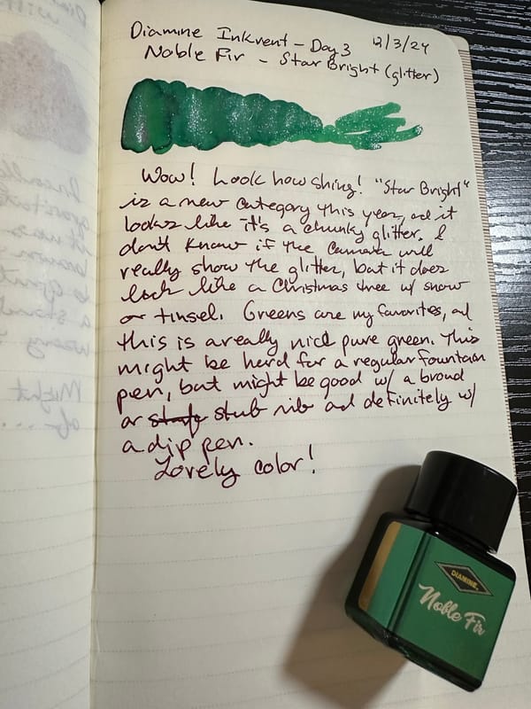 Diamine Inkvent Calendar -- Day 3