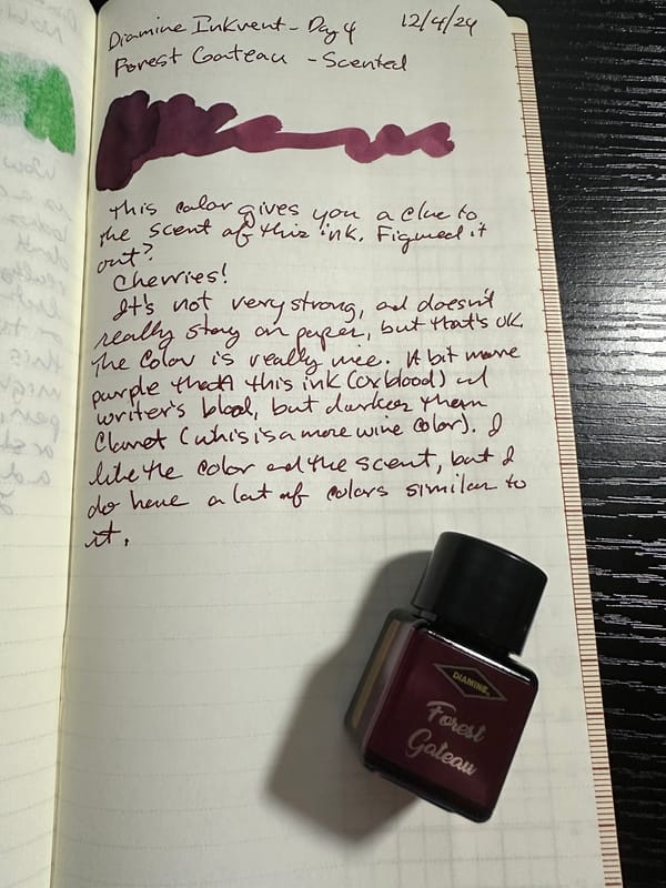 Diamine Inkvent Calendar -- Day 4