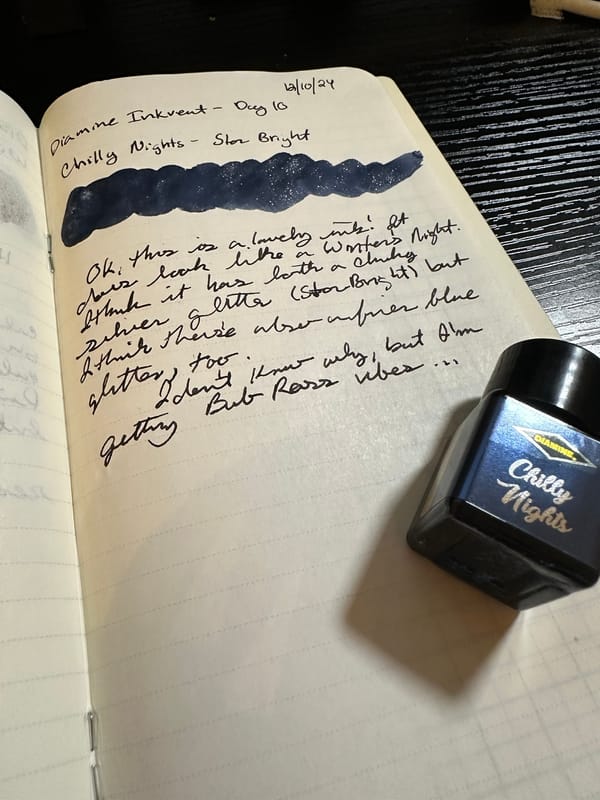 Diamine Inkvent Calendar-- Day 10