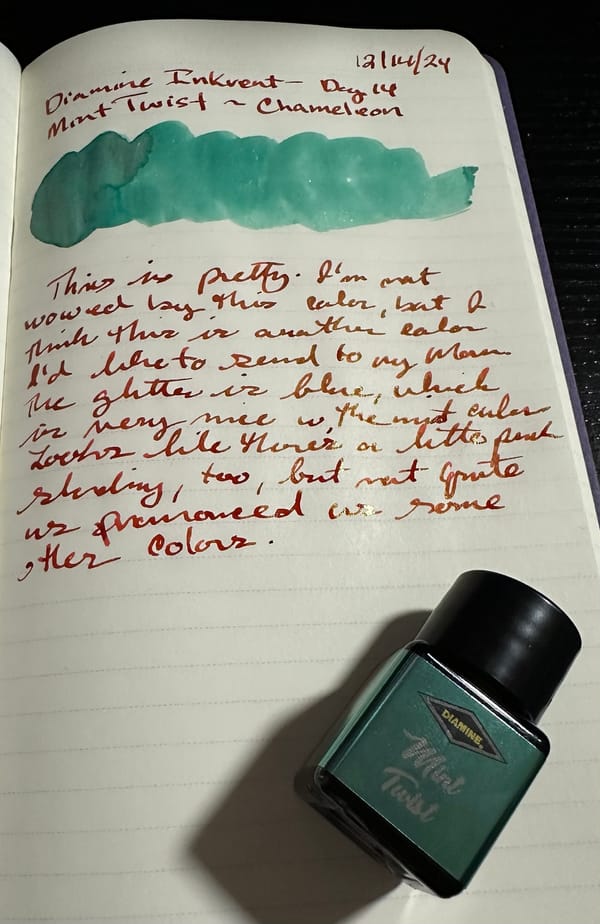 Diamine Inkvent Calendar -- Day 14