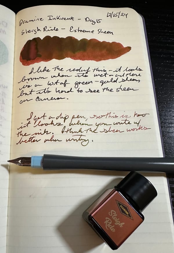 Diamine Inkvent Calendar -- Day 15