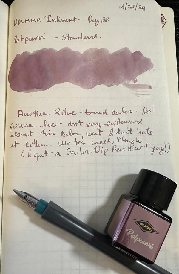 Diamine Inkvent Calendar -- Day 20