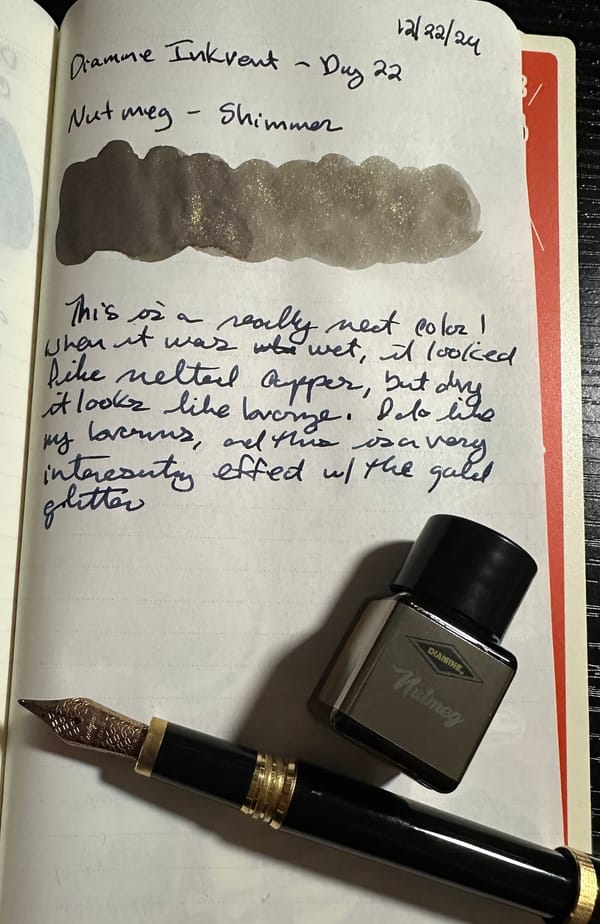 Diamine Inkvent Calendar -- Day 22