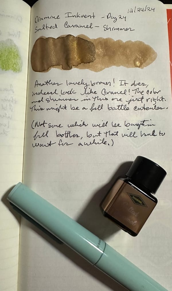 Diamine Inkvent Calendar -- Day 24