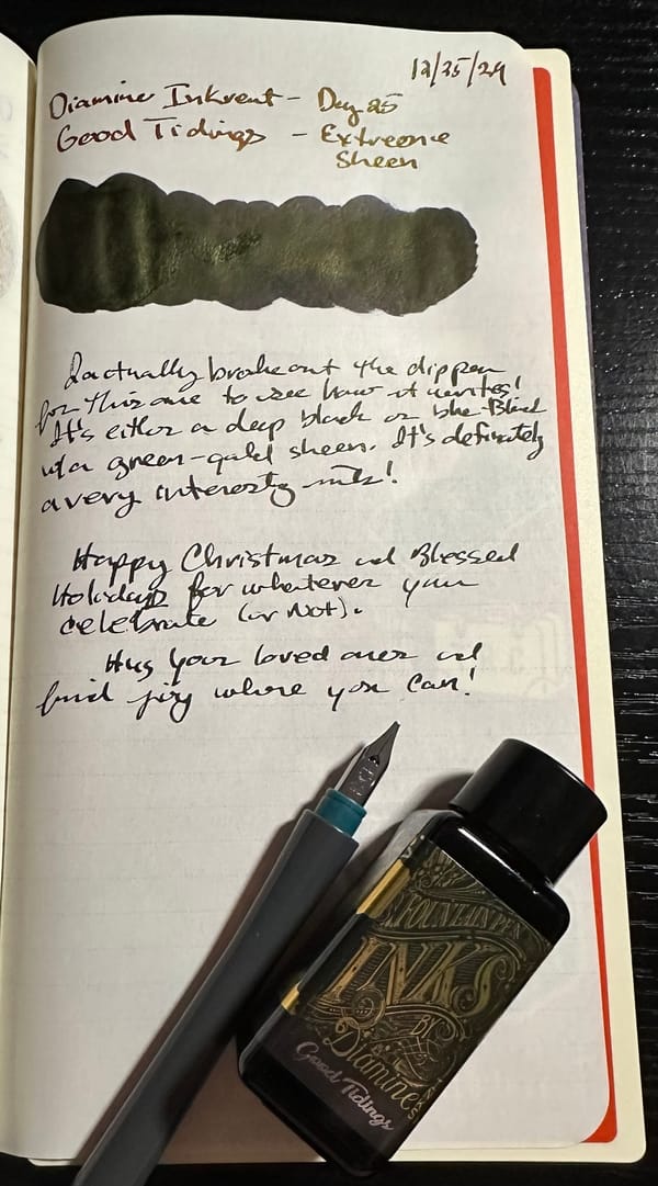 Diamine Inkvent Calendar -- Day 25