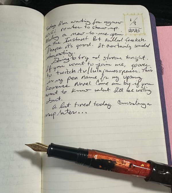 Today's Fountain Pen Thoughts