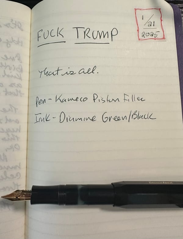 #FountainPen Thought - Jan. 21