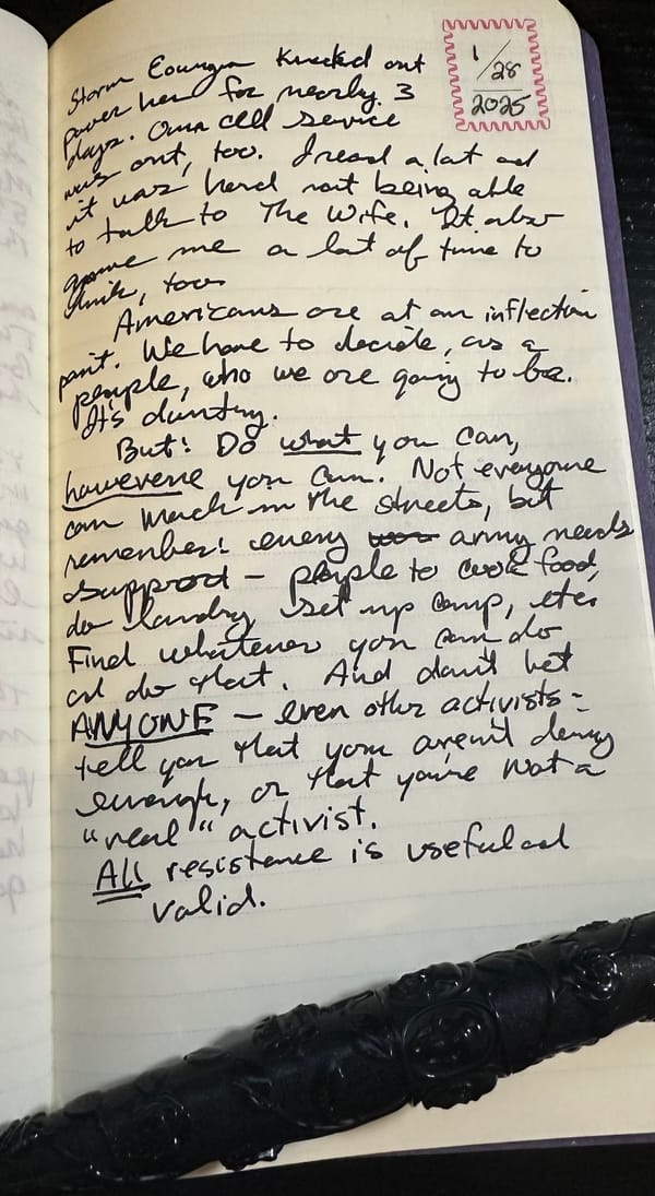 Fountain Pen Thoughts -- Jan 28