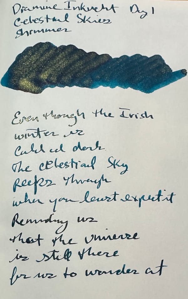 Diamine Inkvent Calendar Day 1