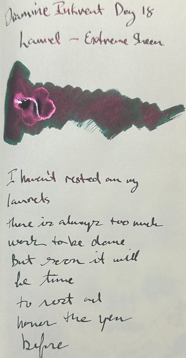 Diamine Inkvent Calendar Day 18