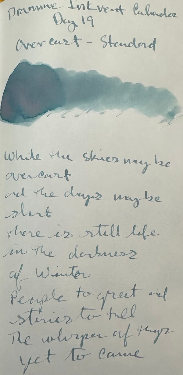 Diamine Inkvent Calendar Day 19