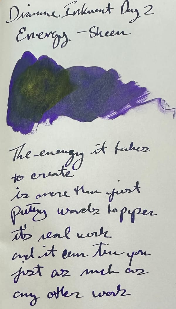 Diamine Inkvent Caledar Day 2