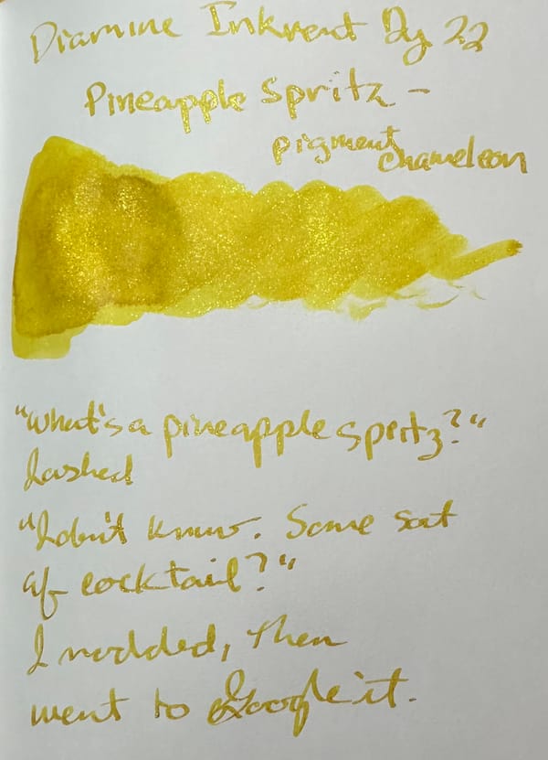 Diamine Inkvent Calendar Day 22
