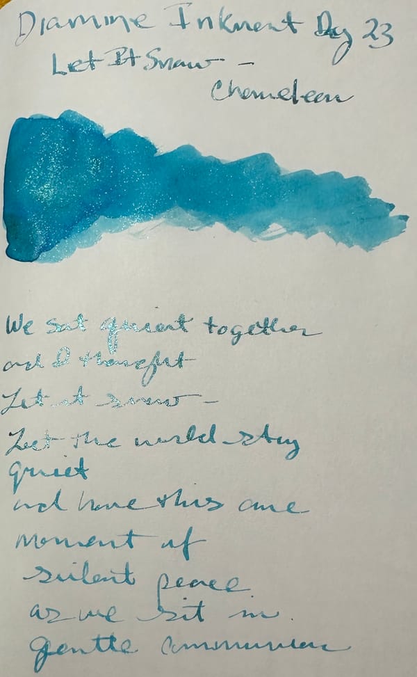 Diamine Inkvent Calendar Day 23