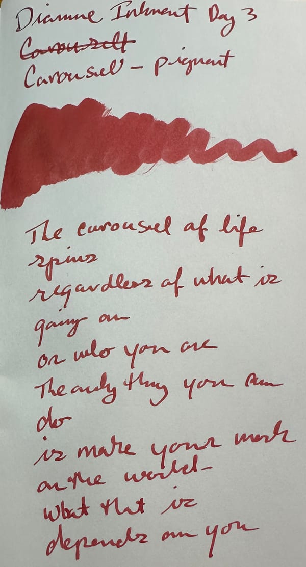 Diamine Inkvent Calendar Day 3